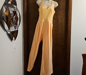 HALARA Orange Jumpsuit Vibrant and Stylish